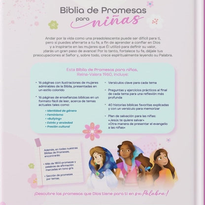 Biblia de Promesas para Niñas NTV – Tapa Dura